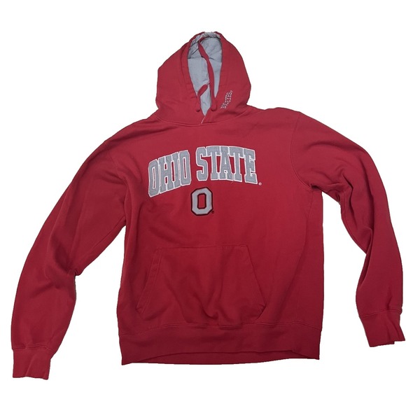 Old Varsity Brand Other - Ohio State Buckeyes Hoodie Mens Red NCAA Varsity Apparel Sweatshirt- Medium